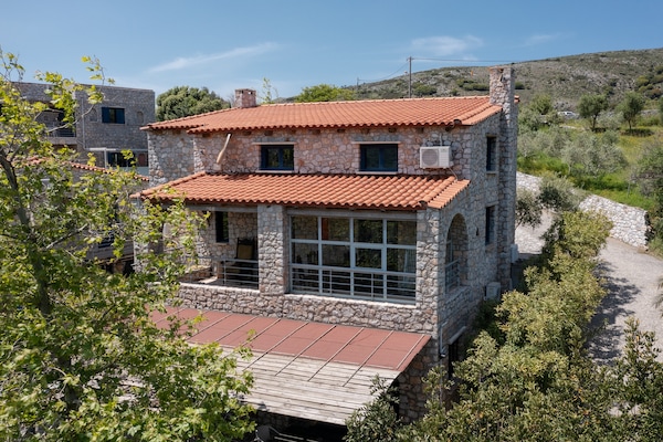 Foto van Villa nabij Lampini met privézwembad - Vakantiehuis in Lampini - Outdoor