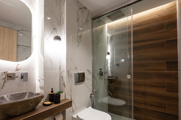 Foto van Villa in Agouseliana met Privézwembad - Vakantiehuis in Agouseliana - BathRoom