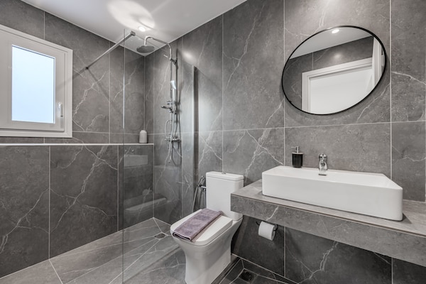 Foto van charmante vakantiebestemming gelegen op Kreta - Vakantiehuis in Damnoni - BathRoom