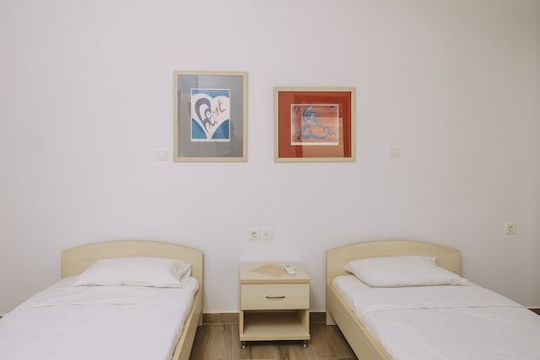 Foto van Villa in Panormo met Privézwembad & Strand - Vakantiehuis in Panormo - BedRoom