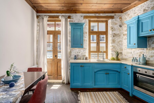Foto van Villa met 5 slaapkamers en verwarmd zwembad - Vakantiehuis in Panormo - Kitchen