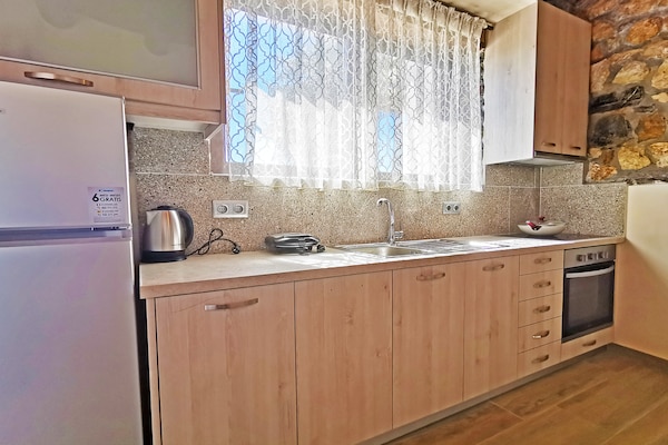 Foto van Cottage in Plakias met zwembad en uitzicht - Vakantiehuis in Plakias - Kitchen