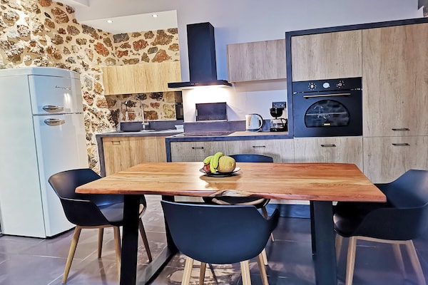 Foto van Villa in Plakias met Privézwembad en Uitzicht - Vakantiehuis in Plakias - DiningRoom