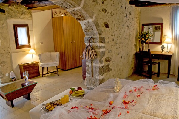 Foto van Villa op Kreta met Zwembad & Strand dichtbij - Vakantiehuis in Rodakino - BedRoom