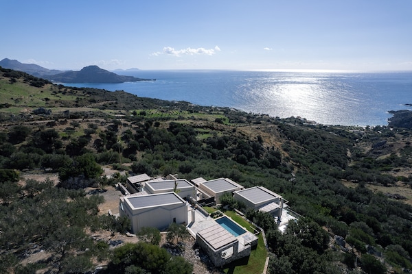 Foto van Vakantiehuis op Kreta met zwembad bij Souda - Vakantiehuis in Plakias - Outdoor