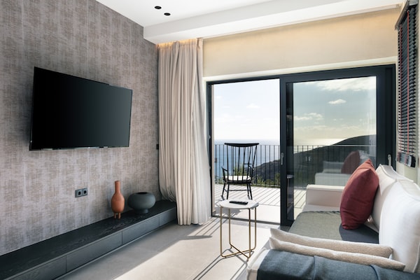 Foto van Vakantiehuis op Kreta met zwembad bij Souda - Vakantiehuis in Plakias - LivingRoom