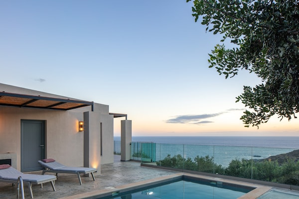 Foto van Vakantiehuis op Kreta met zwembad bij Souda - Vakantiehuis in Plakias - Outdoor
