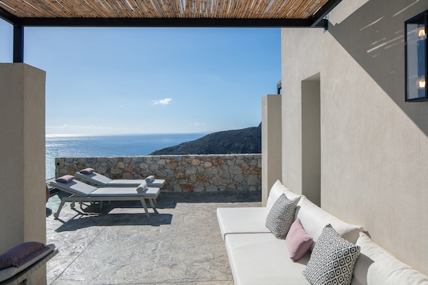 Foto van Villa in Plakias met Privézwembad & Strand - Vakantiehuis in Plakias - terrace
