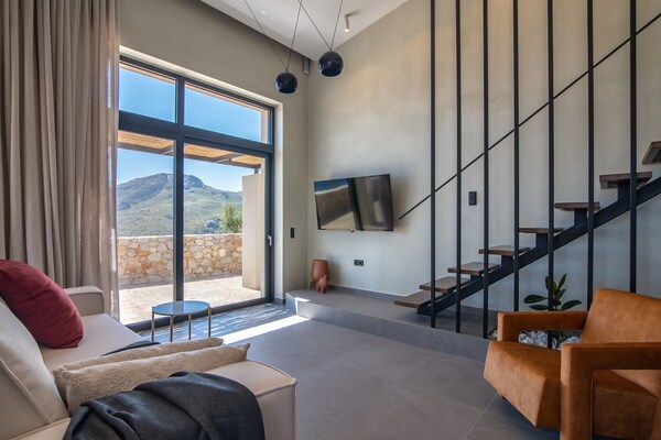 Foto van Villa in Plakias met Privézwembad & Strand - Vakantiehuis in Plakias - LivingRoom