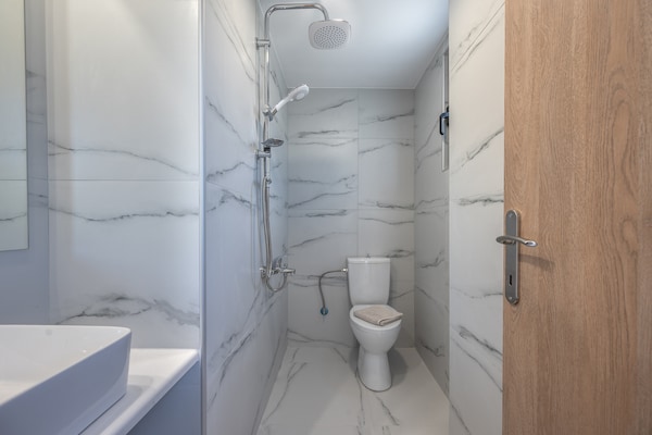 Foto van Villa in Plakias met Zwembad en Strand - Vakantiehuis in Plakias - BathRoom