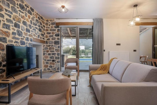 Foto van Villa met zwembad voor 5 personen op Kreta - Vakantiehuis in Plakias - LivingRoom