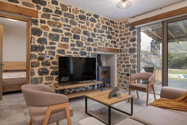 Foto van Villa met zwembad voor 5 personen op Kreta - Vakantiehuis in Plakias - LivingRoom