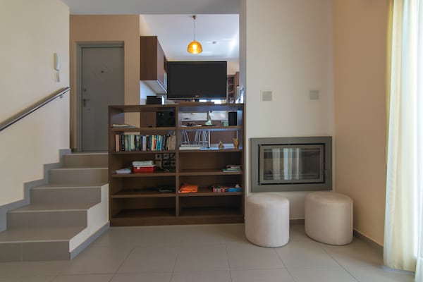 Foto van Villa in Adelianos Kampos met Privézwembad - Vakantiehuis in Adelianos Kampos - LivingRoom