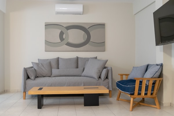 Foto van Villa in Sfakaki met Privézwembad & Uitzicht - Vakantiehuis in Sfakaki - LivingRoom