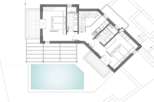 Foto van Villa Maroulas met bubbelbad - Vakantiehuis in Maroulas - FloorPlan