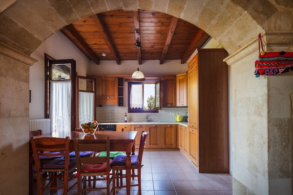 Foto van Villa in Prines met Uitzicht op Witte Bergen - Vakantiehuis in Prinès, Rhethymno - Ambiance