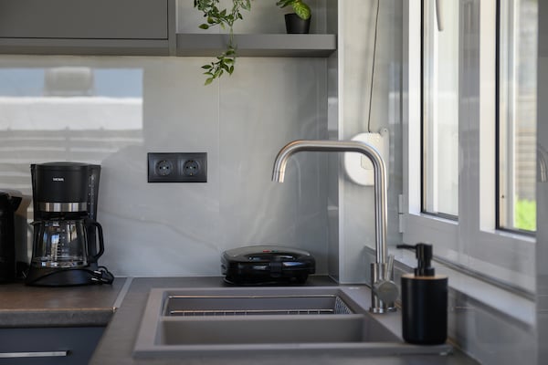 Foto van villa in Agia Triada heeft 2 slaapkamers - Vakantiehuis in Agia Triada - Kitchen
