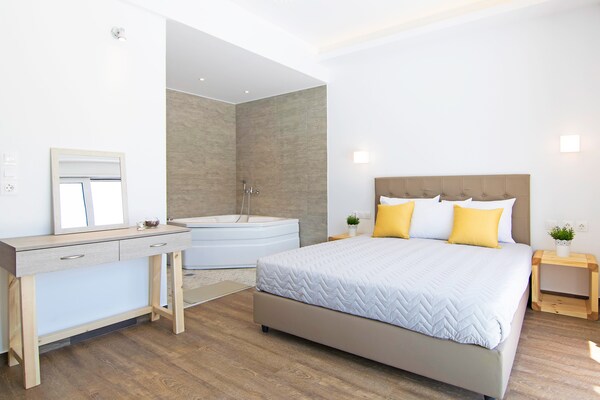 Foto van villa in Agia Triada heeft 2 slaapkamers - Vakantiehuis in Agia Triada - BedRoom