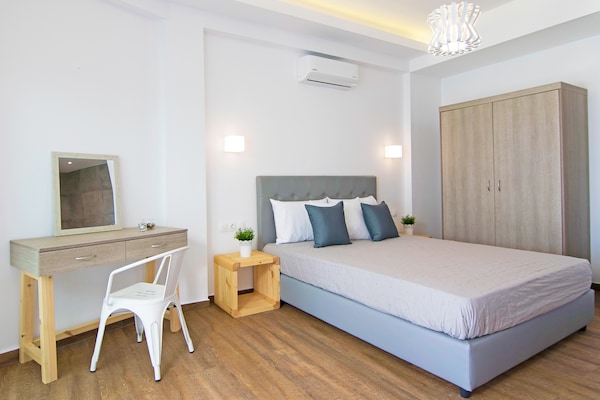 Foto van villa in Agia Triada heeft 2 slaapkamers - Vakantiehuis in Agia Triada - BedRoom