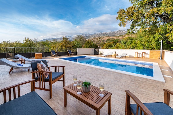 Foto van Vakantiehuis Zaton met zwembad bij Canyon - Vakantiehuis in Obrovac - PoolOfHouse