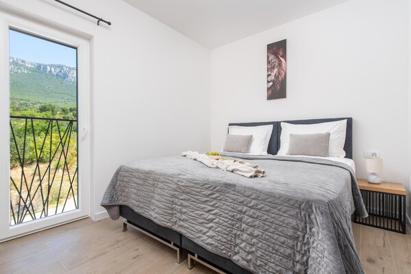 Foto van Vakantie-oase met hydromassagezwembad - Vakantiehuis in Kaštel Sućurac - BedRoom