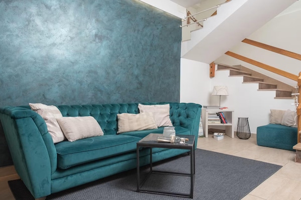 Foto van Villa aan het strand met bubbelbad - Vakantiehuis in Podstrana - LivingRoom