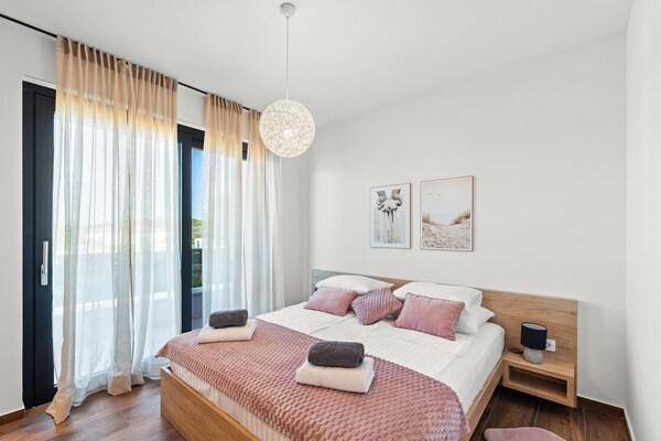 Foto van Stijlvolle villa in Istrië met privézwembad. - Vakantiehuis in Novigrad - BedRoom