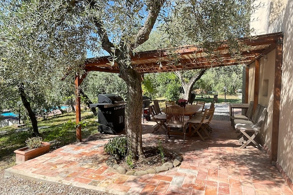 Foto van Vakantiehuis in Toscane met zwembad - Vakantiehuis in Toscana - TerraceBalcony