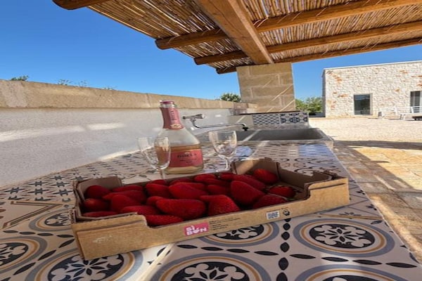 Foto van Villa in eeuwenoude olijfgaard - Vakantiehuis in Ostuni - Ambiance