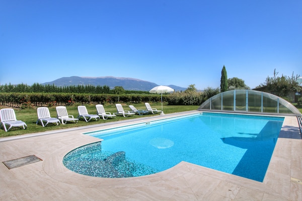 Foto van Umbrisch herenhuis omgeven door wijngaarden - Vakantiehuis in Santa Maria Degli Angeli - PoolOfHouse