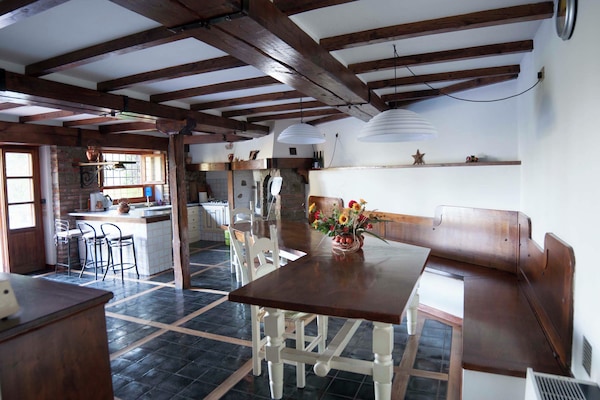 Foto van Villa in Casentino met zwembad en kasteelzicht - Vakantiehuis in Stia - Kitchen