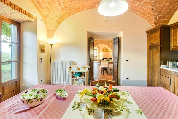 Foto van Villa in Toscane met Zwembad & Olijfbomen - Vakantiehuis in Cortona - Ambiance