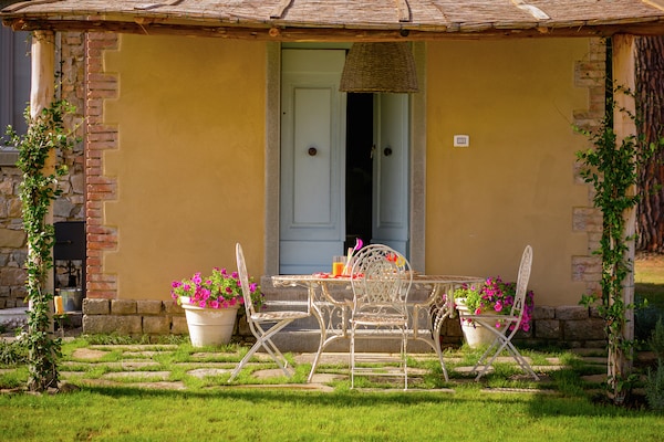Foto van Villa in Cortona met privézwembad en uitzicht - Vakantiehuis in Cortona - TerraceBalcony