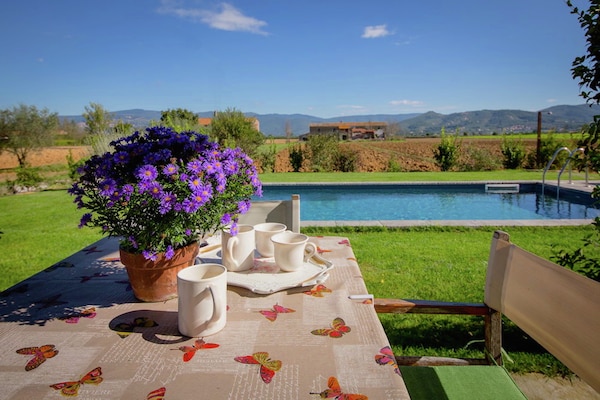 Foto van Villa in Cortona met privézwembad en uitzicht - Vakantiehuis in Cortona - ViewSummer