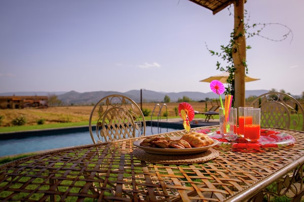 Foto van Villa in Cortona met privézwembad en uitzicht - Vakantiehuis in Cortona - Ambiance