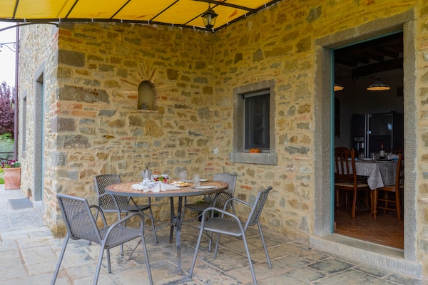Foto van Landelijke charme nabij Cortona - Vakantiehuis in Cortona - TerraceBalcony