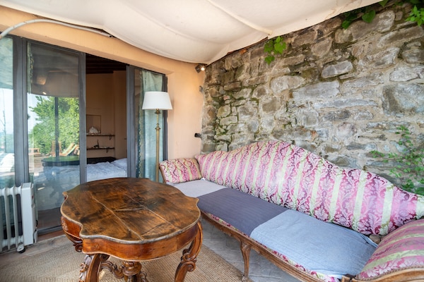 Foto van Villa in Cortona met zwembad - Vakantiehuis in Cortona - LivingRoom
