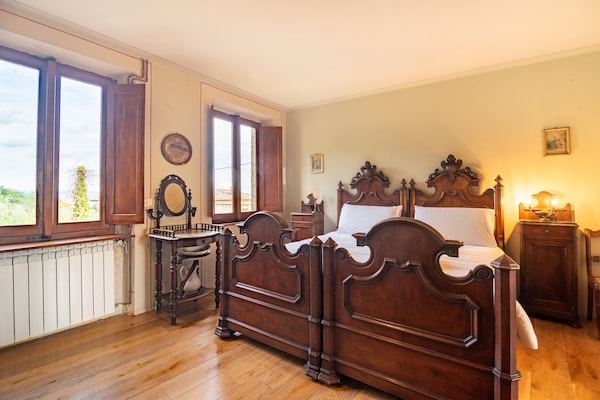 Foto van Villa in Cortona met zwembad - Vakantiehuis in Cortona - BedRoom