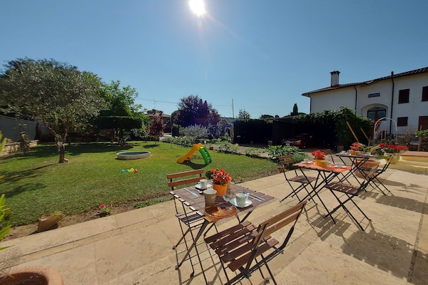 Foto van Villa in Italië met privé tuin - Vakantiehuis in Santa Maria - Lucignano (AR) - TerraceBalcony