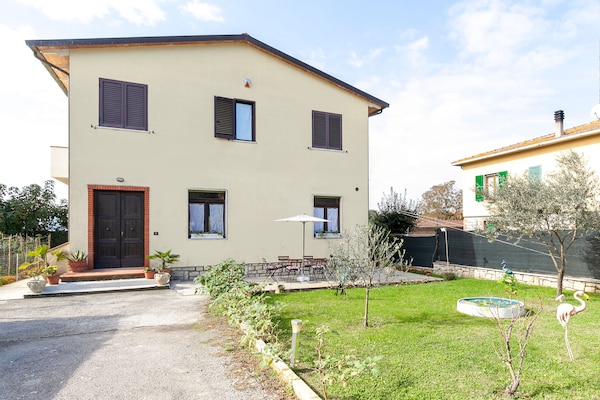 Foto van Villa in Italië met privé tuin - Vakantiehuis in Santa Maria - Lucignano (AR) - ExteriorSummer