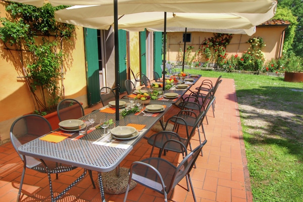 Foto van Villa met zwembad in Marciano - Vakantiehuis in Marciano Della Chiana - TerraceBalcony