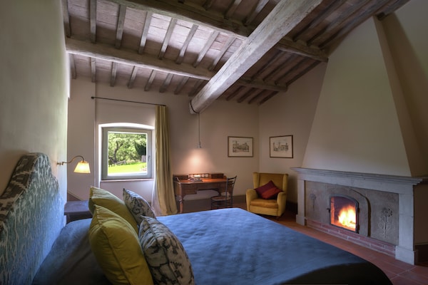 Foto van Villa in Toscane met Wijngaard - Vakantiehuis in Arezzo - BedRoom