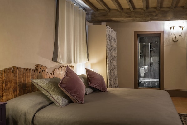 Foto van Villa in Toscane met Wijngaard - Vakantiehuis in Arezzo - BedRoom