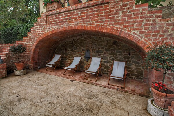 Foto van Panoramische Toscaanse villa - Vakantiehuis in Sinalunga - TerraceBalcony