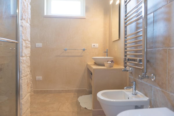 Foto van Villa in Itria-vallei met Infinity Pool - Vakantiehuis in Cisternino - BathRoom