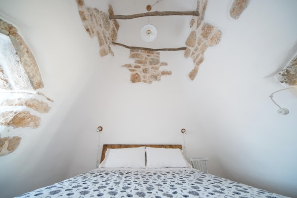 Foto van Vrijstaand Trullo-landgoed in Torre Suda - Vakantiehuis in Racale - BedRoom
