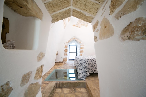 Foto van Vrijstaand Trullo-landgoed in Torre Suda - Vakantiehuis in Racale - BedRoom