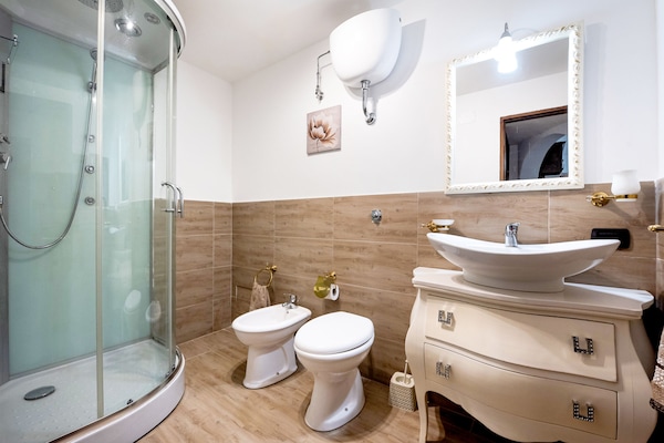 Foto van Villa met privé zwembad en airconditioning - Vakantiehuis in Casarano - BathRoom