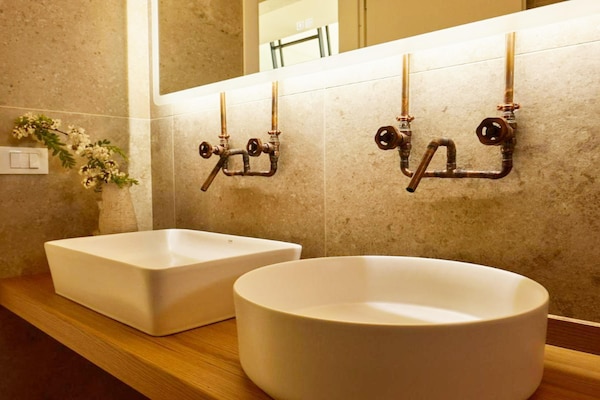 Foto van Villa met privézwembad en uitzicht op zee - Vakantiehuis in Maierato - BathRoom