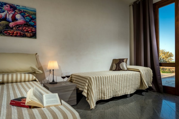 Foto van Villa in Sicilië bij Guidaloca Baai - Vakantiehuis in Castellammare del Golfo - BedRoom